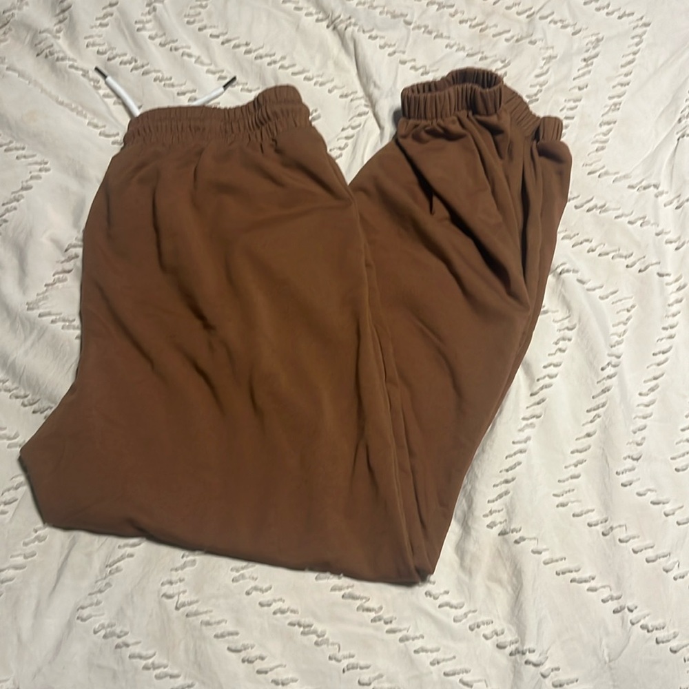 Brown joggers